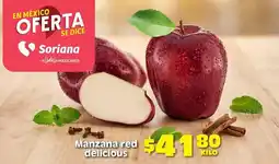 Soriana Híper Soriana - manzana red delicious oferta