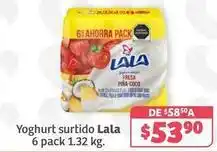 Soriana Híper Lala - yoghurt surtido oferta