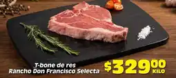 Soriana Híper Don francisco - t-bone de res oferta