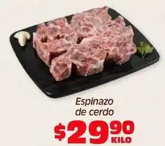 Soriana Híper Espinazo de cerdo oferta