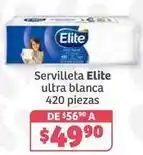 Soriana Híper Elite - servilleta ultra blanca oferta