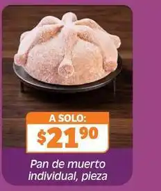 Soriana Híper Solo - pan de muerto individual oferta