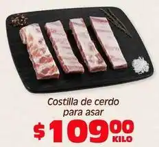 Soriana Híper Costilla de cerdo para asar oferta