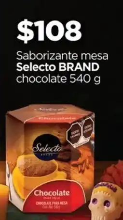 Chedraui Selecto brand saborizante mesa chocolate oferta