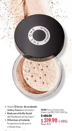 Oriflame Pro The One Polvos Traslúcidos Make-Up oferta