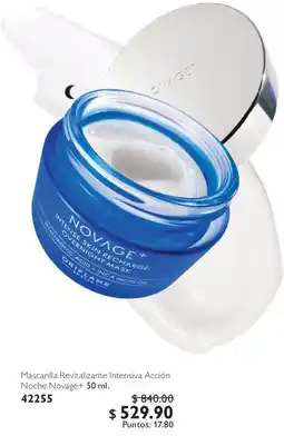 Oriflame Novage+ Mascarilla Revitalizante Intensiva Acción Noche oferta