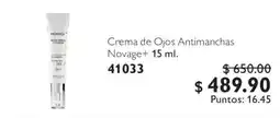 Oriflame Novage+ Crema de Ojos Antimanchas oferta