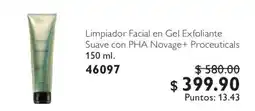 Oriflame Novage+ Proceuticals Limpiador Facial en Gel Exfoliante Suave con PHA oferta