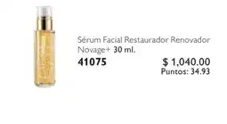 Oriflame Novage+ Sérum Facial Restaurador Renovador oferta