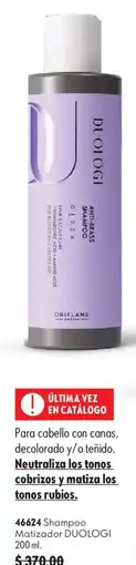 Oriflame Duologi Shampoo Matizador oferta
