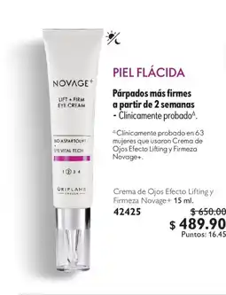 Oriflame Oriflame Crema de Ojos Efecto Lifting y Firmeza Novage+ oferta
