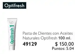 Oriflame Optifresh Pasta de Dientes con Aceites Naturales oferta