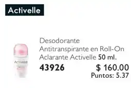 Oriflame Activelle Desodorante Antitranspirante en Roll-On Aclarante oferta