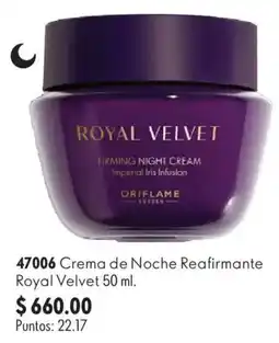Oriflame Oriflame Crema de Noche Reafirmante Royal Velvet oferta