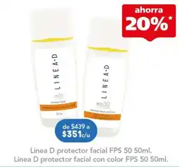Farmacia San Pablo Linea D protector facial oferta