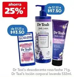 Farmacia San Pablo Dr Teal's desodorante rosa/leche oferta