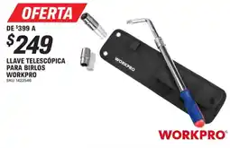 AutoZone workpro llave telescópica para birlos oferta