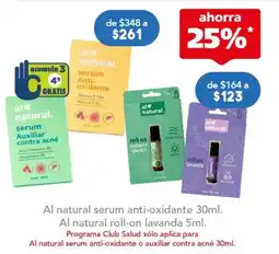 Farmacia San Pablo Al natural serum anti-oxidante oferta