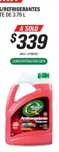 AutoZone Quaker State Anticongelante Refrigerante oferta