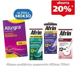 Farmacia San Pablo Allegra Afrin oferta