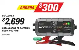 AutoZone Noco arrancador de baterías 1000 amp oferta