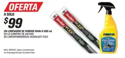 AutoZone rain-x limpiador de vidrios oferta