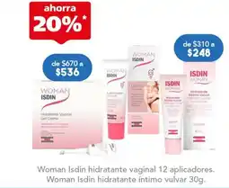 Farmacia San Pablo Woman Isdin hidratante vaginal oferta