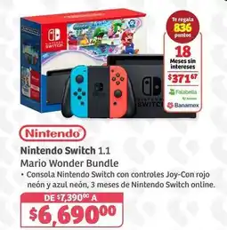Soriana Híper Nintendo - switch 1.1 mario wonder bundle oferta