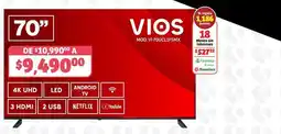 Soriana Híper Vios - 70 tv oferta