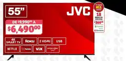 Soriana Híper Jvc - 55 smart tv oferta