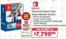 Soriana Híper Nintendo - switch oled mario wonder bundle oferta