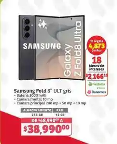 Soriana Híper Samsung - galaxy z fold8 ultra oferta