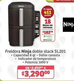 Soriana Híper 8 - freidora doble stack sl201 oferta