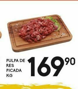 Alsuper Pulpa de res picada kg oferta