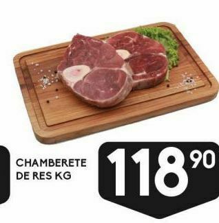 Alsuper Chamberete de res kg oferta