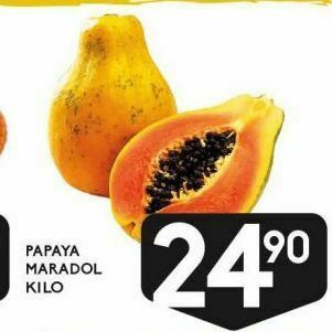 Alsuper Papaya maradol kg oferta