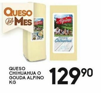 Alsuper Queso chihuahua o gouda alpino kg oferta