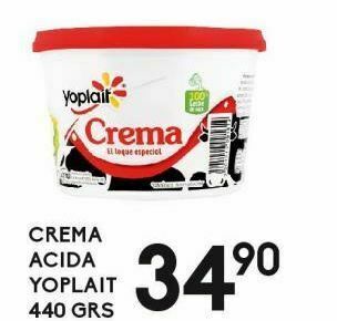 Alsuper Crema acida yoplait 440g oferta