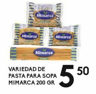 Alsuper Pasta para sopa mimarca 200g oferta