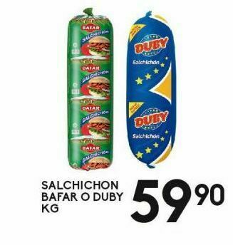 Alsuper Salchichón bafar o duby kg oferta