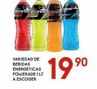 Alsuper Bebidas energeticas powerade 1l oferta