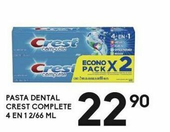 Alsuper Crema dental crest complete 4 en 1 2x66ml oferta