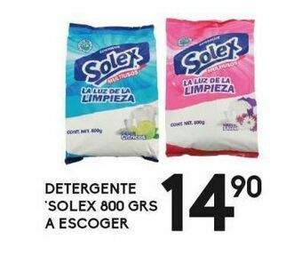 Alsuper Detergente solex 800g oferta