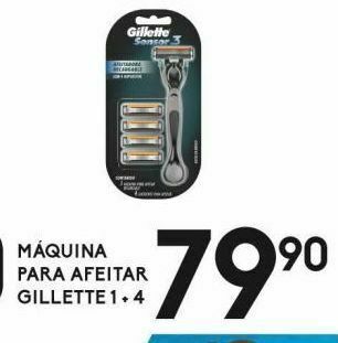 Alsuper Máquina de afeitar gillette 1+4 oferta