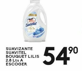 Alsuper Suavizante suavitel bouquet lilis 2,8l oferta