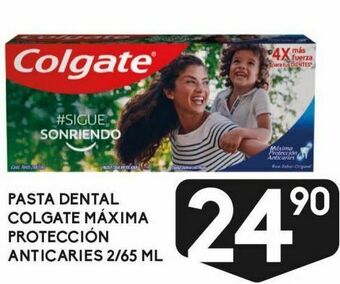 Alsuper Crema dental colgate maxima protección anticaries 2/65ml oferta