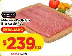 HEB Supreme Milanesa De Pulpa Blanca de Res oferta