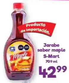 S-Mart S-Mart jarabe sabor maple oferta