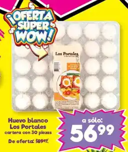 S-Mart Los Portales Huevo blanco oferta