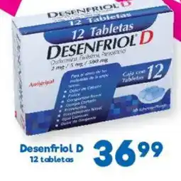 S-Mart Desenfriol D 12 tabletas oferta